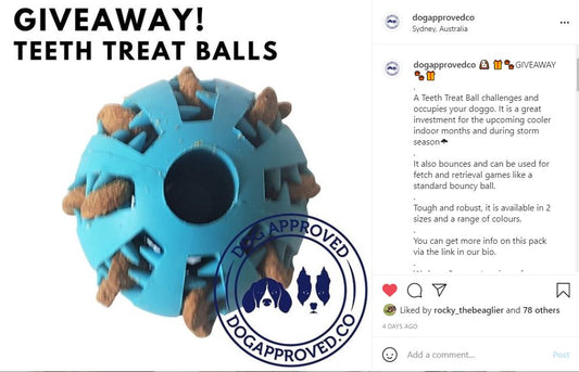 April Teeth Treat Ball Giveaway Winners