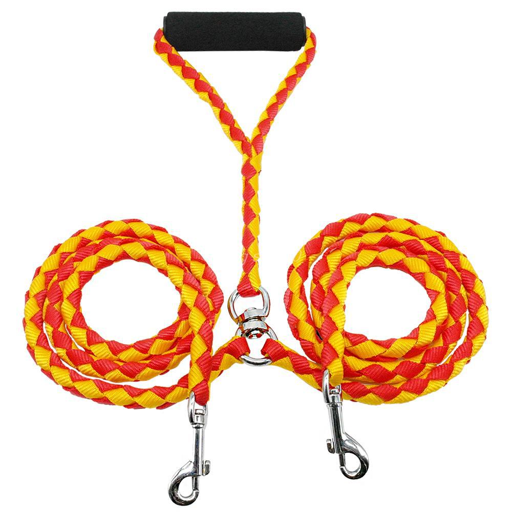 Dual Braided Dog Leash