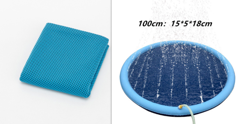 Dog Outdoor Fountain Splash Mat