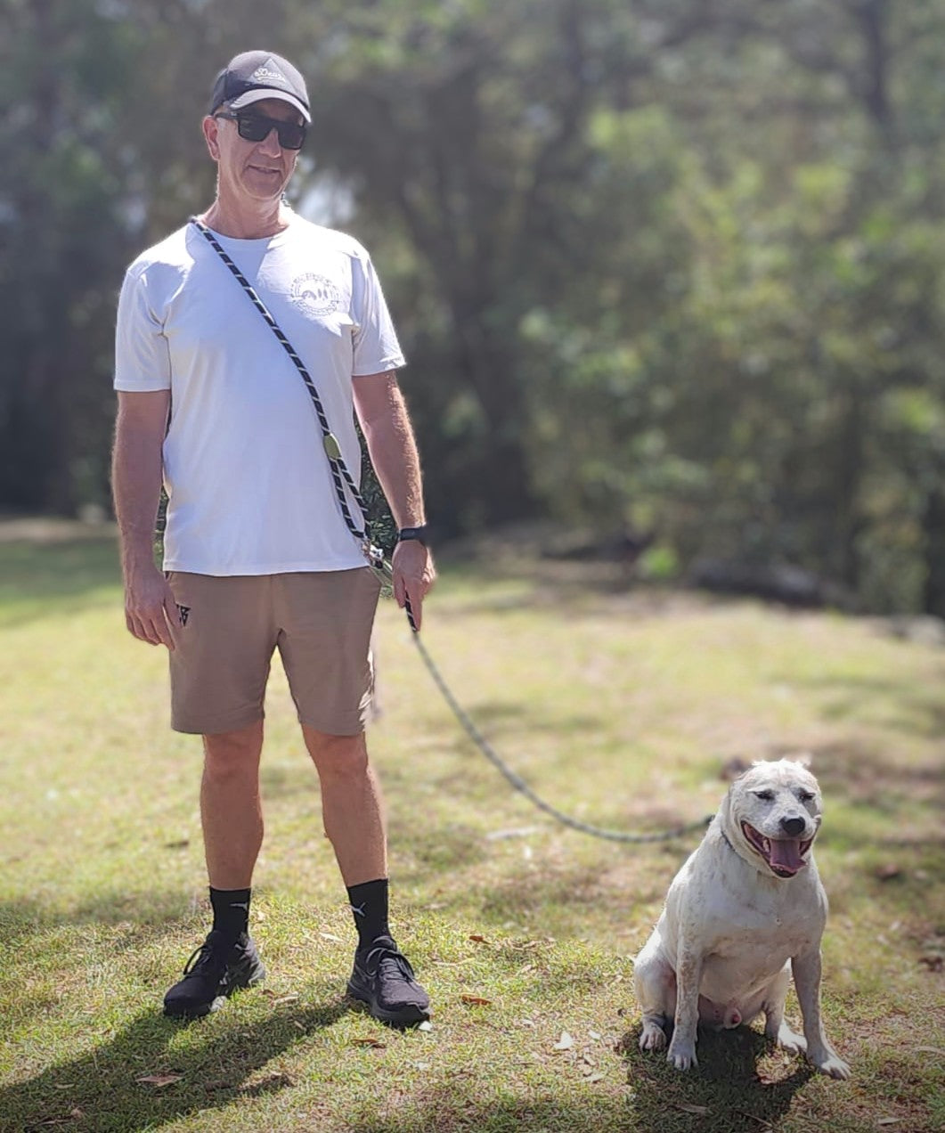 Cross Body Dog Leash Dog Approved