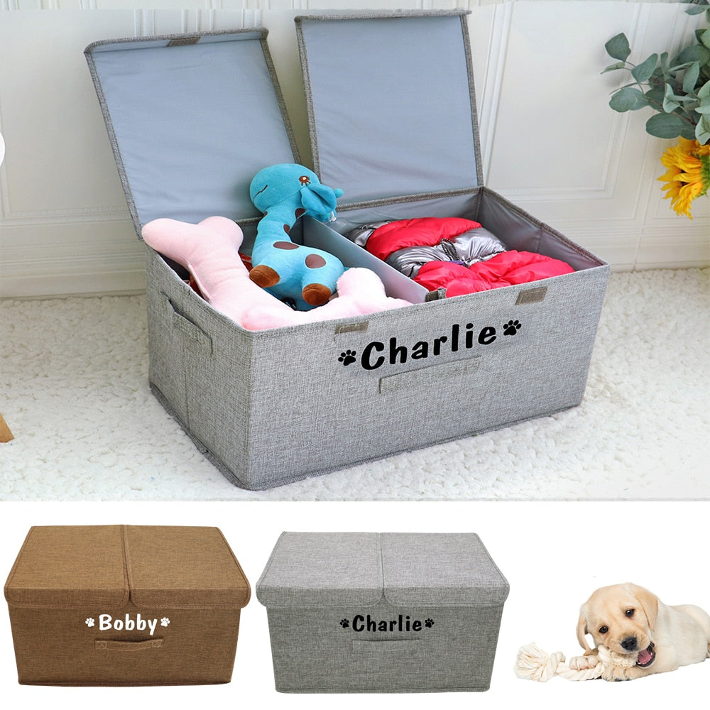 Personalised Dog Storage Basket