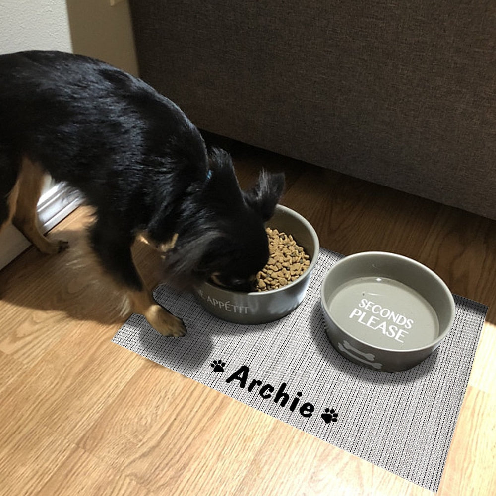 Personalised Feeder Mat
