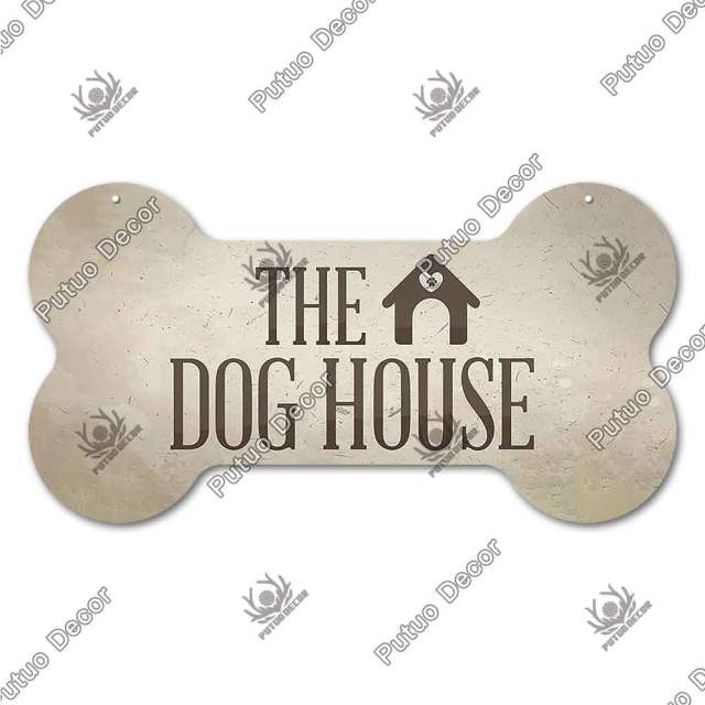 Bone Shaped Dog Plaque