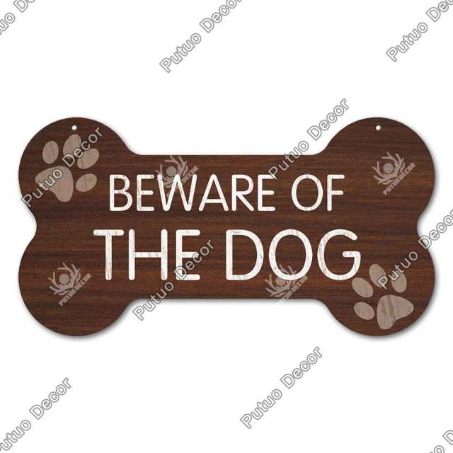 Bone Shaped Dog Plaque