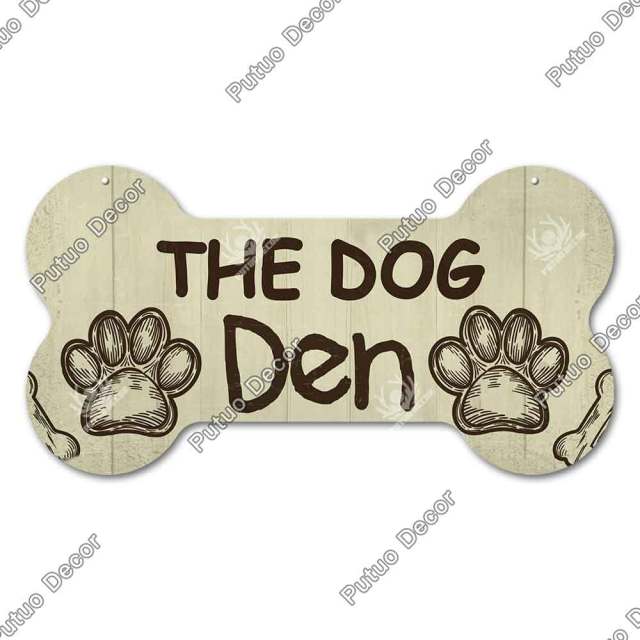 Bone Shaped Dog Plaque