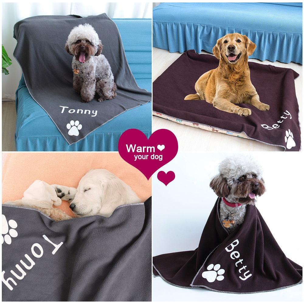 Personalised Dog Blanket