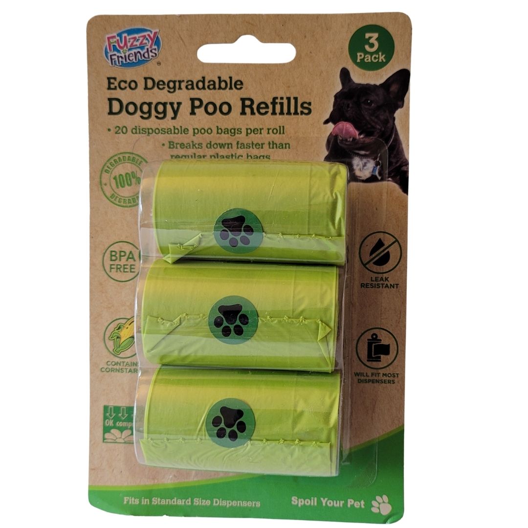 Biodegradable Dog Poop Bags 3 Rolls
