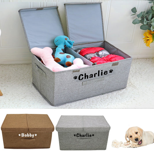 Personalised Dog Storage Basket