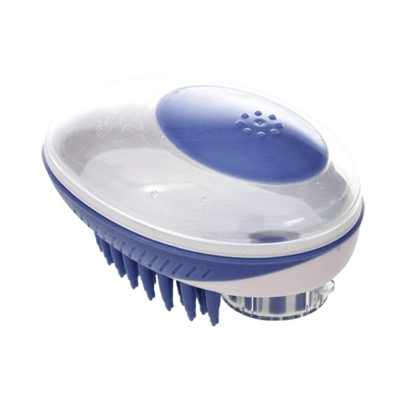 Dog Bathing Comb & Shampoo Dispenser | Dog Brush | Dog Wash Brush
