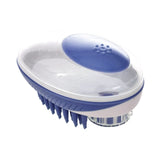 Dog Bathing Comb & Shampoo Dispenser | Dog Brush | Dog Wash Brush