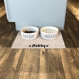 Personalised Feeder Mat