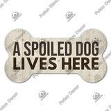 Bone Shaped Dog Plaque